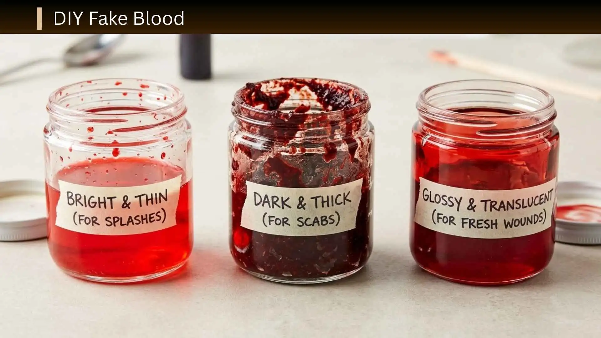 DIY Fake Blood