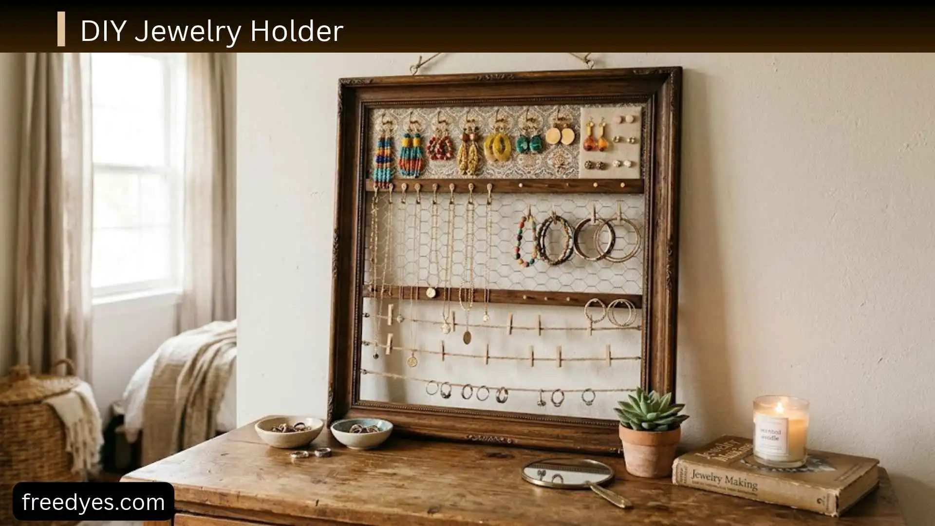 DIY Jewelry Holder