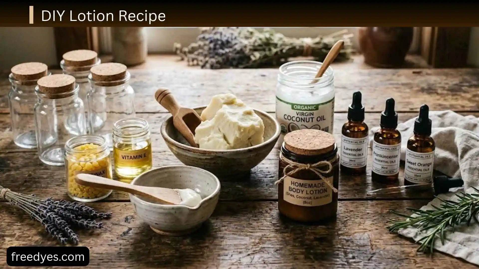 DIY Lotion Recipe