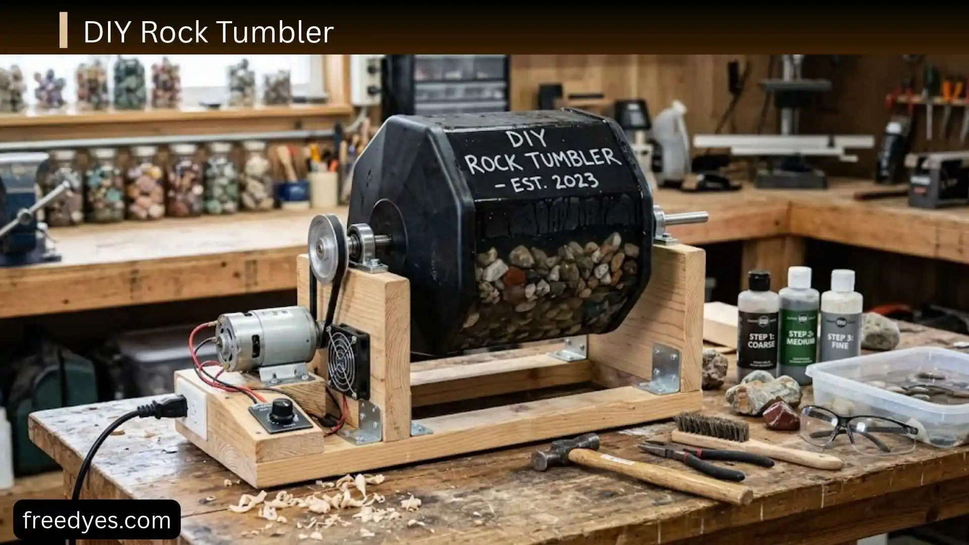 DIY Rock Tumbler