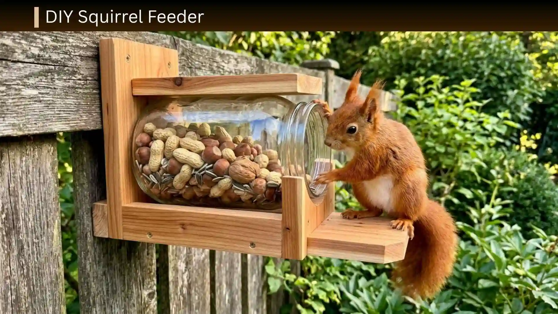 DIY Squirrel Feeder